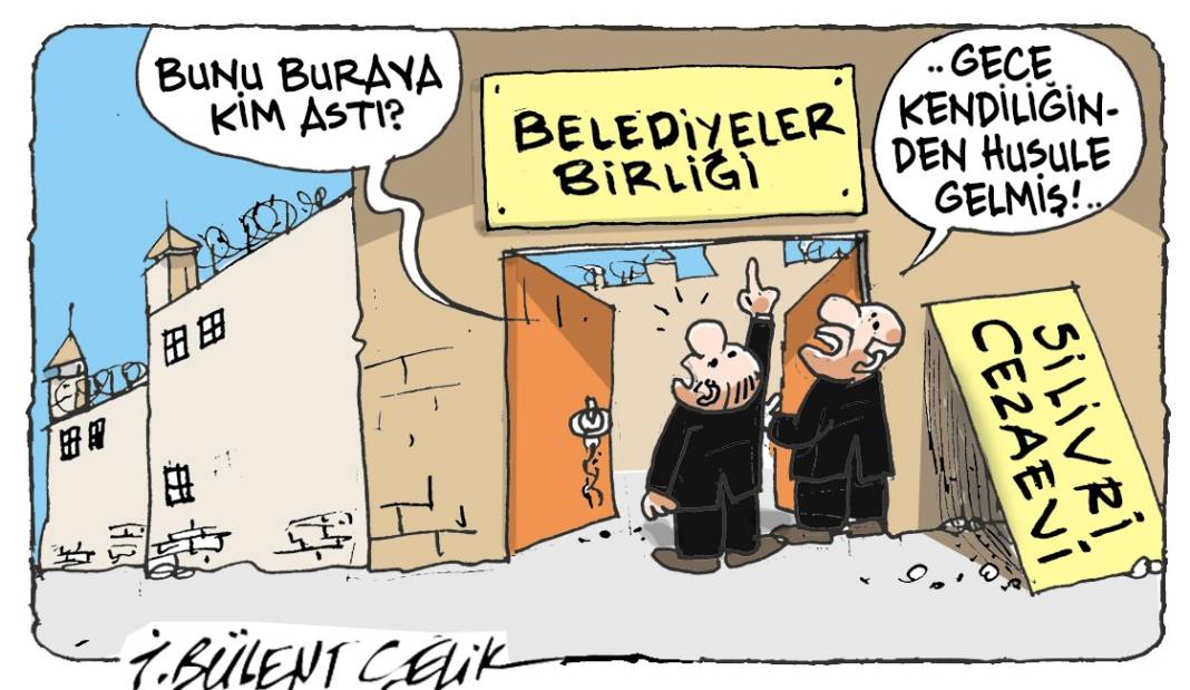 İ. Bülent Çelik'in 12 Temmuz 2025 tarihli karikatürü 1